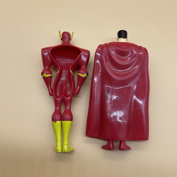 DC Comics Superman & Flash 2006 Rubber Loose Figure 5.5" Justice League - Picture 3 of 5